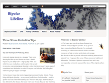 Tablet Screenshot of bipolarlifeline.com